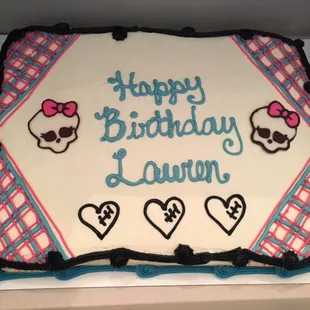 Monster High Cake!