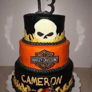 Harley Davidson Cake!