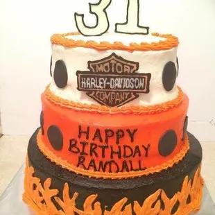 Harley Davidson Cake!