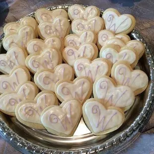 Wedding Heart Cookies!