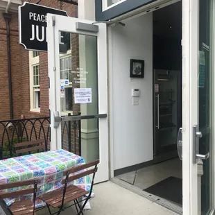the entrance to peace juice