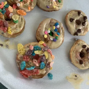 Mini protein donuts