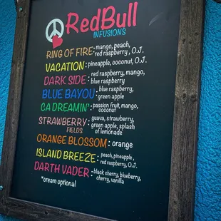 Red Bull infusions!