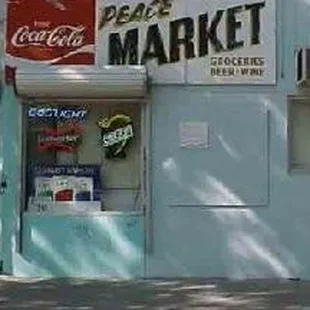 the front of the store