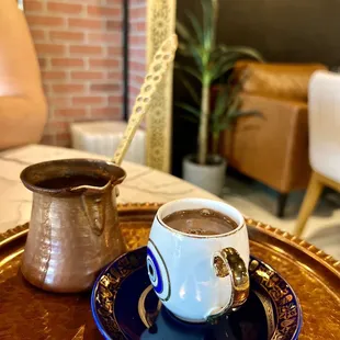 a cup of hot chocolate