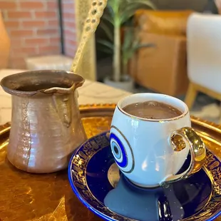 a cup of hot chocolate