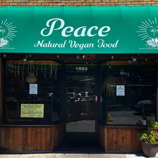 Front, 2 days before grand opening!