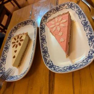 Strawberry pie and mango pie