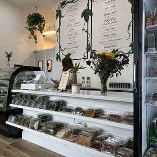 a display of fresh baked goods