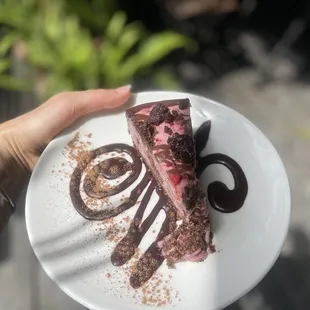 Strawberry Brownie Cheesecake