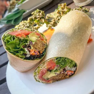 Buffalo Falafel Wrap