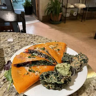 Mystical Mushroom Quesadilla (outta this world good )