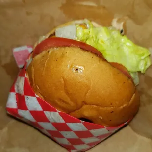 Veg N Out Burger
