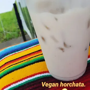 All vegan horchata. Omg it was so good.