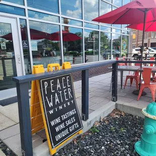 Outdoor seating