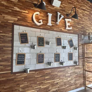 Giving Wall