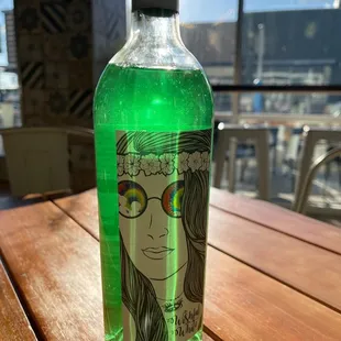 St Paddy&apos;s day they will dye your white wine green if you wish.