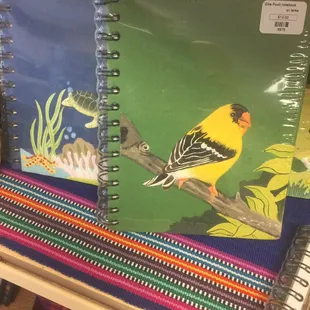 hand decorated notebooks