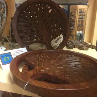 detailed wood carving