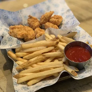 Kid's Catfish Nuggets- $7