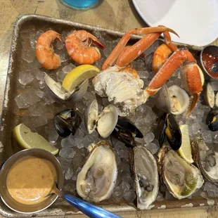 oysters, shellfish, oysters and mussels, food, mussels