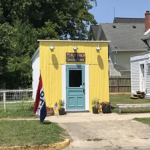 Quaint little yellow shack