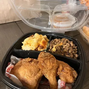 3 piece fried chicken plate