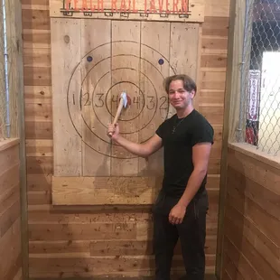 Derek busting a good one