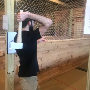 Ethan hitting the mark