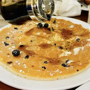 Blueberry pancake