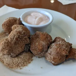 food, donuts, dough desserts