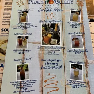 Cocktail Menu
