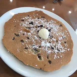 Chocolate chip pancake