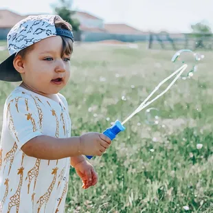 Cash &amp; Co Snapback, Bubbles, &amp; Milk Barn Romper
