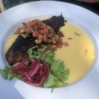 Blackened Catfish Grits