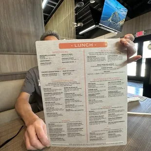 menu, sushi and sashimi