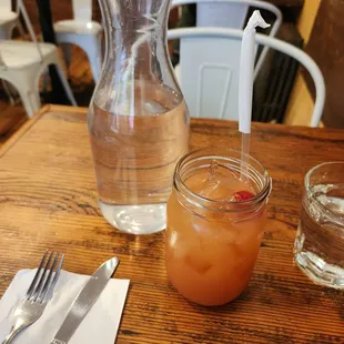 Rum punch type drink