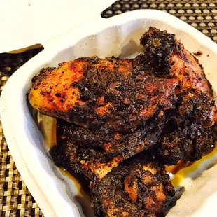 Jerk Chicken Wings!....Tender &amp; Seasoned to the bone.
