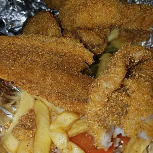 Catfish strips. Yummm