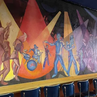 Bar wall.