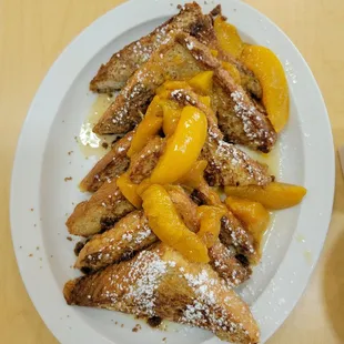 Peach Bourbon Frenchtoast