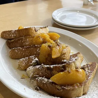 Peach Bourbon Frenchtoast