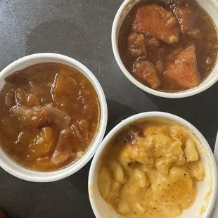 Two scoops of stool stew and baby .