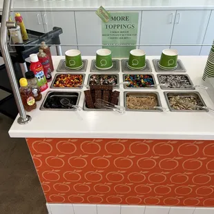 Toppings.