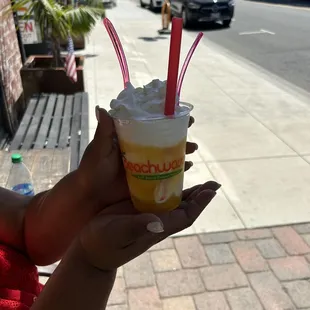 Dole Whip (TM) Pineapple float