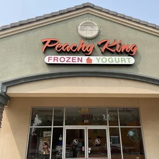 the front of the store