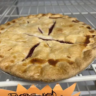 Cherry pie was very good, my husband had apple pie warmed and it was amazing