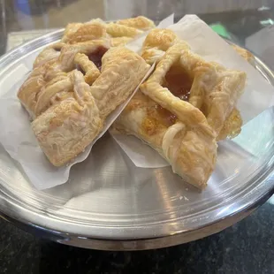 Peach, cherry &amp; Blueberry Turnover look amazing