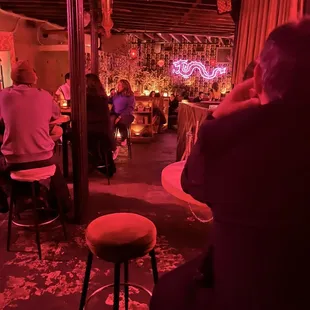 people sitting at a bar