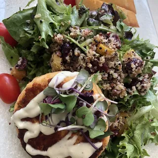 Salmon Cake Salad